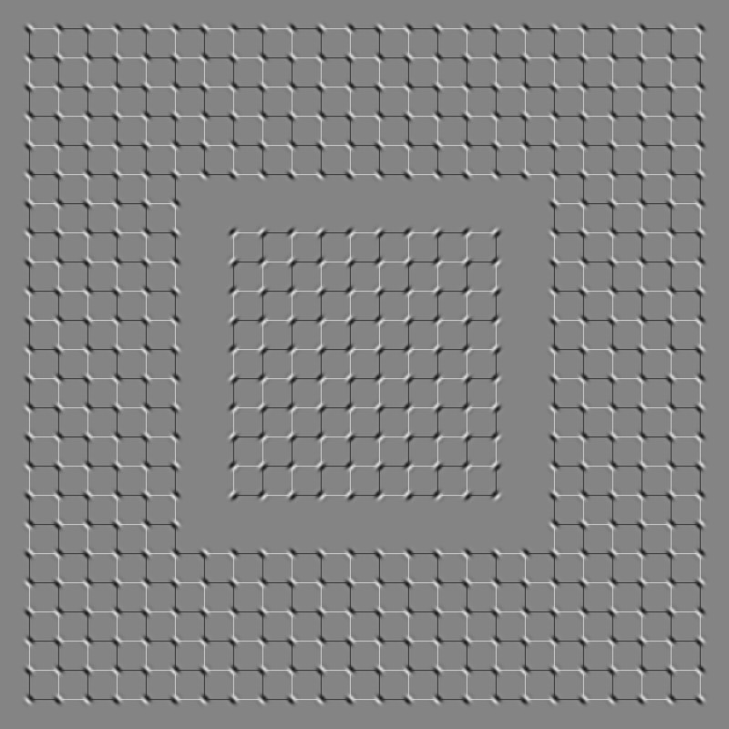 O professor Akiyoshi Kitaoka da Universidade de Kyoto já passou mais de uma década da sua vida trabalhando com a criação de ilusões de óticas e você pode ver algumas das suas imagens logo abaixo.