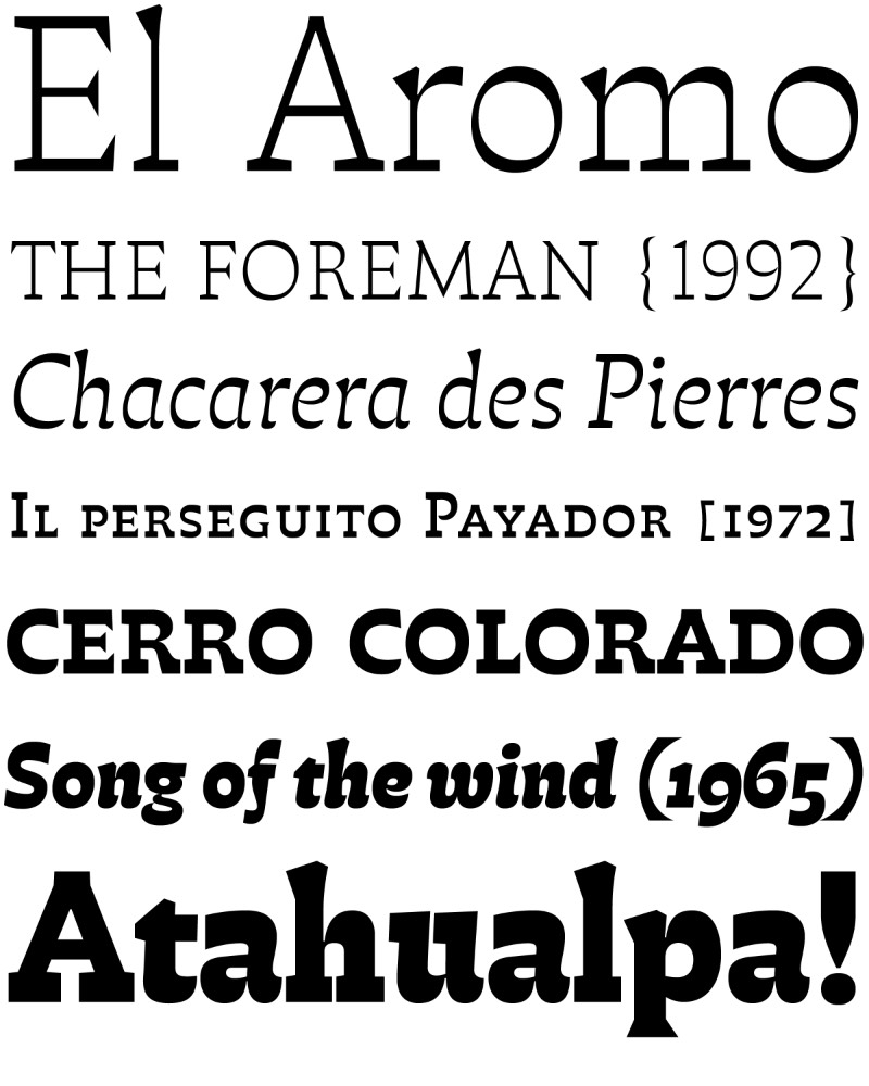 O pessoal do Pampatype acabou de lançar uma fonte nova, chamada de Atahualpa pelo seu designer, Alejandro Lo Celso. Essa nova família tipográfica foi criada, sendo inspirada música folclórica do cantor argentino Atahualpa Yupanqui e o designer tentou refletir a vida do músico no estilo e nos detalhes dessa fonte. 