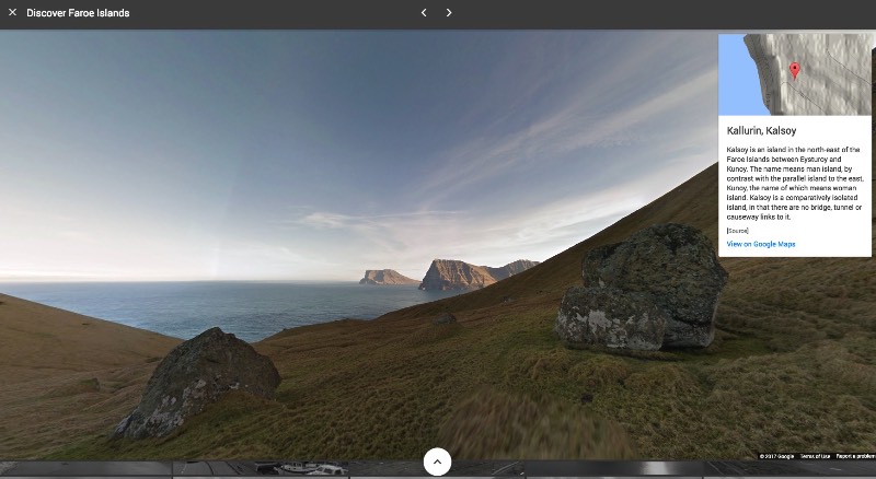 Existem muitos caminhos que são difíceis de passar quando se trata das Ilhas Faroe. Estive lá na Páscoa de 2016 e posso dizer que essas ilhas, localizadas entre a Noruega e a Islândia, são de uma geografia bem complicada. Foi pensando nisso que, no ano passado, surgiu uma petição pedido ao Google, que incluísse as ilhas no Street View do Google Maps. Afinal, se existe Street View nas Ilhas Galápagos e na Grande Barreira de Corais, porque que as Ilhas Faroe não podem ter esse mesmo privilégio? Para resolver esse problema, surgiu Sheep View 360.