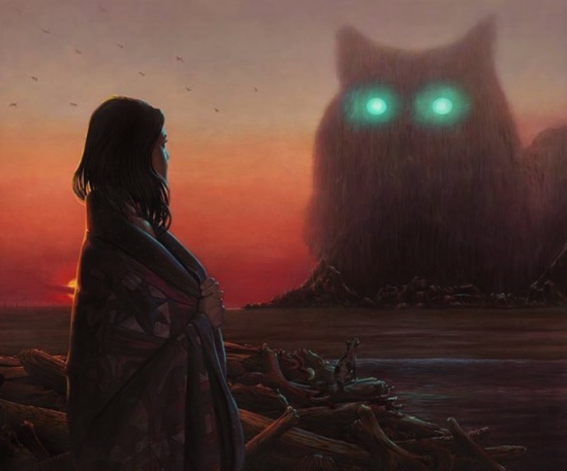 O estranho mundo cheio de gatos de Casey Weldon - A narrativa estética de Casey Weldon aponta para um lugar cheio de luz. Um lugar que brilha com uma luminosidade misteriosa e que olha em direção ao espectador, tentando convidá-lo em sua direção e mostrando tudo que existe por lá. Algumas vezes, a arte de Casey Weldon mostra um humor peculiar porém, o foco de sua arte é quase sempre a cultura pop. Principalmente quando ele resolve comentar a vida moderna e sua dependência de redes sociais e o mundo online. Mas estamos aqui para mostrar seus gatos e sua arte.