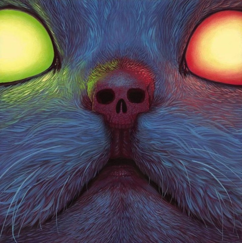 O estranho mundo cheio de gatos de Casey Weldon - A narrativa estética de Casey Weldon aponta para um lugar cheio de luz. Um lugar que brilha com uma luminosidade misteriosa e que olha em direção ao espectador, tentando convidá-lo em sua direção e mostrando tudo que existe por lá. Algumas vezes, a arte de Casey Weldon mostra um humor peculiar porém, o foco de sua arte é quase sempre a cultura pop. Principalmente quando ele resolve comentar a vida moderna e sua dependência de redes sociais e o mundo online. Mas estamos aqui para mostrar seus gatos e sua arte.