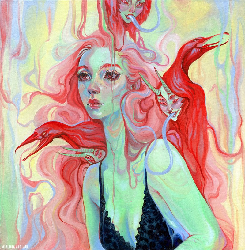 O estilo visual que Audra Auclair parece seguir nas suas ilustrações veio depois de muito esforço, muito trabalho e muito tempo. Para ela, descobrir seu estilo é similar a aprender a desenhar. Não vem imediatamente e demanda um certo tempo e o processo pode ser lento para algumas pessoas. A dica que ela deixa para todos é para aprender a base do desenho antes de procurar um estilo. 