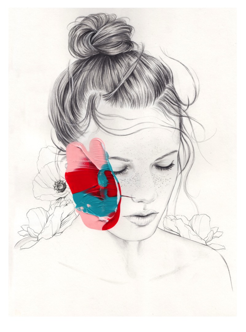 As ilustrações de Esra Roise parecem incompletas e, algumas vezes, parecem q foram feitas sem pensar muito. Mas, isso é apenas impressão sua. As imagens criadas por essa ilustradora podem ser comparadas com aqueles fotografias que acontecem em qualquer segundo, sem nem pensar direito. Nessas imagens, ela mistura elegância. diversão e um certo romantismo que, de certa forma, acabam capturando um pouco da essência da juventude e daqueles que vivem apenas naquele momento. 