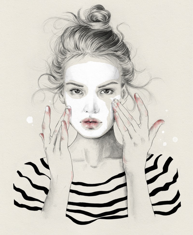 As ilustrações de Esra Roise parecem incompletas e, algumas vezes, parecem q foram feitas sem pensar muito. Mas, isso é apenas impressão sua. As imagens criadas por essa ilustradora podem ser comparadas com aqueles fotografias que acontecem em qualquer segundo, sem nem pensar direito. Nessas imagens, ela mistura elegância. diversão e um certo romantismo que, de certa forma, acabam capturando um pouco da essência da juventude e daqueles que vivem apenas naquele momento. 