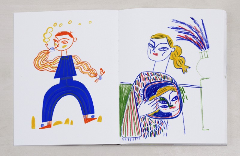 Quando você observa as ilustrações de Gosia Herba, é fácil pensar na arte moderna do século que passou. De acordo com a artista, esse seria um tributo a seus artistas favoritos, de Picasso a Matisse. Mas suas ilustrações são mais do que isso, seu trabalho é especial de um jeito que resolvi fazer um artigo apenas sobre seus cadernos de rascunho. 