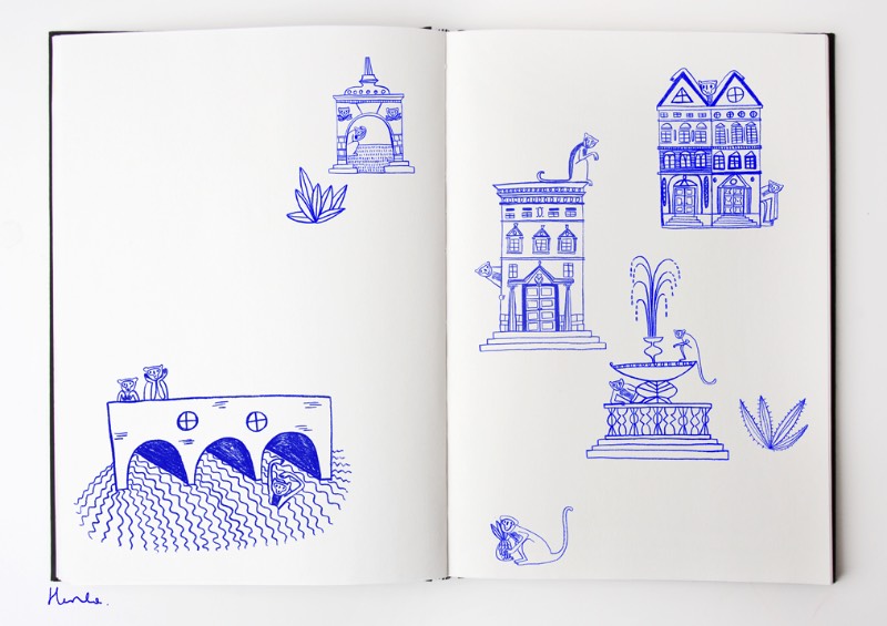 Quando você observa as ilustrações de Gosia Herba, é fácil pensar na arte moderna do século que passou. De acordo com a artista, esse seria um tributo a seus artistas favoritos, de Picasso a Matisse. Mas suas ilustrações são mais do que isso, seu trabalho é especial de um jeito que resolvi fazer um artigo apenas sobre seus cadernos de rascunho. 