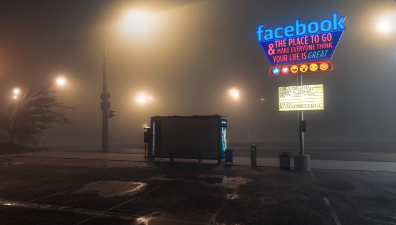 A gente passa tanto tempo nas redes sociais que algumas vezes ele poderiam ser descritos como hotéis online. Algo que faz muito mais sentido se você é da geração que teve que ver o que era o Habbo Hotel. Foi essa analogia que Mike Campau deve ter pensado quando ele criou as imagens que eu selecionei aqui nesse artigo. 