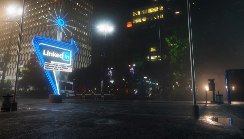 A gente passa tanto tempo nas redes sociais que algumas vezes ele poderiam ser descritos como hotéis online. Algo que faz muito mais sentido se você é da geração que teve que ver o que era o Habbo Hotel. Foi essa analogia que Mike Campau deve ter pensado quando ele criou as imagens que eu selecionei aqui nesse artigo. 