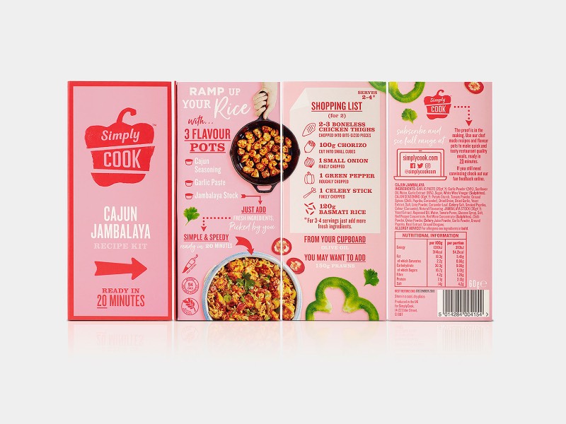 Simply Cook é um serviço de assinatura de comidas que vem com um livro de receitas com um visual cheio de cores e com um uma estética bem interessante. Criação do estúdio B&B em colaboração com Path. 