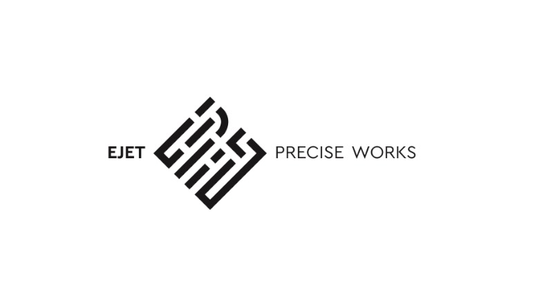 E-Jet é uma empresa especializada em corte, usinagem e moldagem de materiais utilizando máquinas de alta precisão. E foi isso que inspirou o trabalho de design de identidade visual feito pelo Luminous Design Group. 