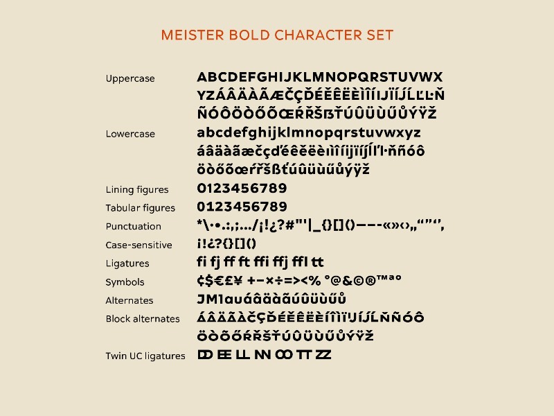 A mais nova criação do pessoal da NM Type, o estúdio de Noel Pretorius e María Ramos, foi criada para a Jägermeister. O visual dessa fonte tem uma forma geométrica que fala um pouco sobre a cultura, o local e a história dessa empresa. Dessa forma, essa tipografia, que recebeu o nome de Meister, passa uma voz consistente e dão ainda mais valor a essa marca famosa pelo sabor de sua bebida.