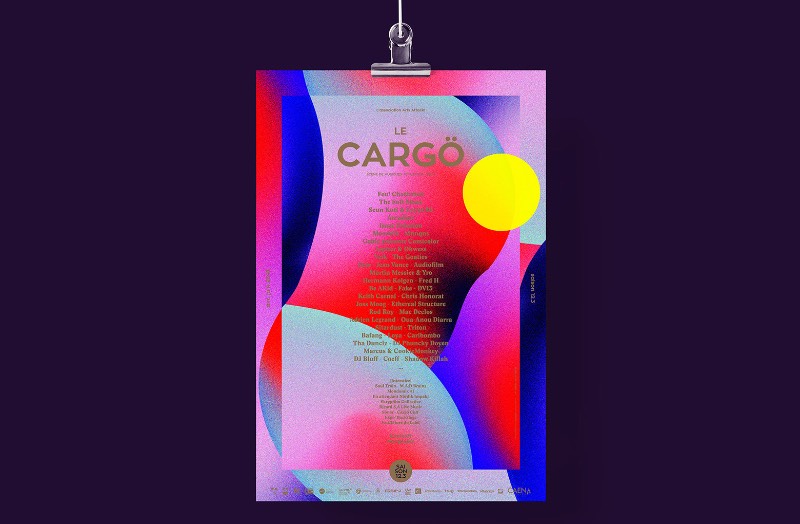 Le Cargo é uma casa de shows que mostra o melhor do cenário musical de Caen, no norte da França. O Murmure foi convidado para trabalhar com o design, a identidade visual e todo o universo dos posters para a temporada de 2017-2018.