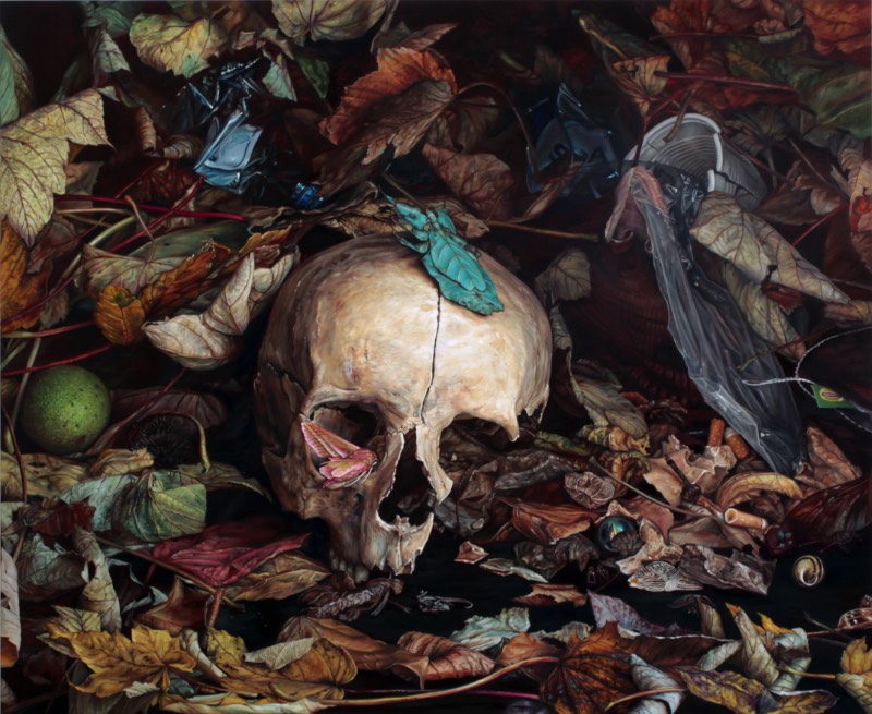 É fácil conectar as pinturas de Cindy Wright com a era de ouro da Arte na Bélgica e na Holanda. Afinal, além de compartilhar a mesma origem geográfica, a artista usa de temas similares aos de Vermeer, van Eyck, Rubens e parece renovar o interesse na natureza morta.