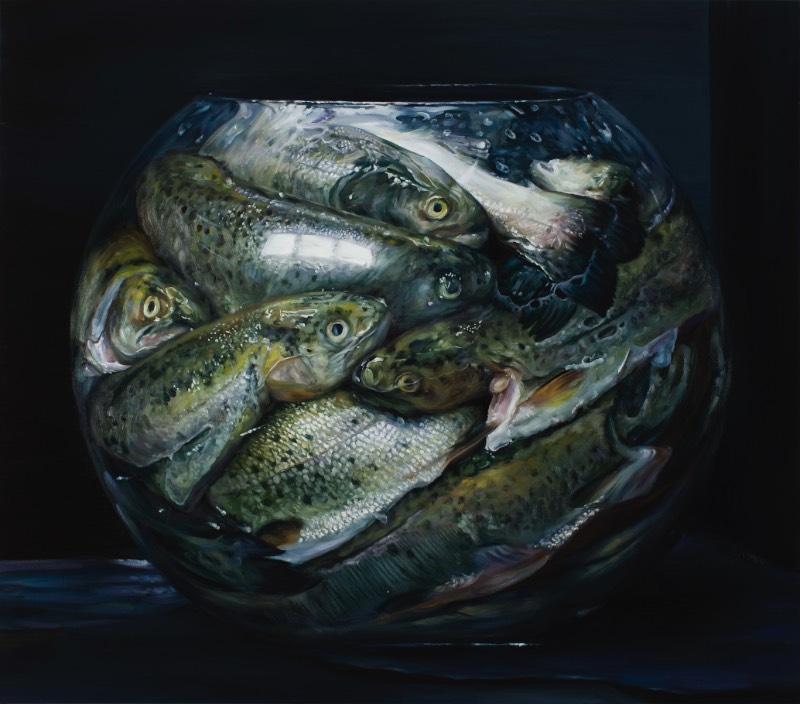 É fácil conectar as pinturas de Cindy Wright com a era de ouro da Arte na Bélgica e na Holanda. Afinal, além de compartilhar a mesma origem geográfica, a artista usa de temas similares aos de Vermeer, van Eyck, Rubens e parece renovar o interesse na natureza morta.