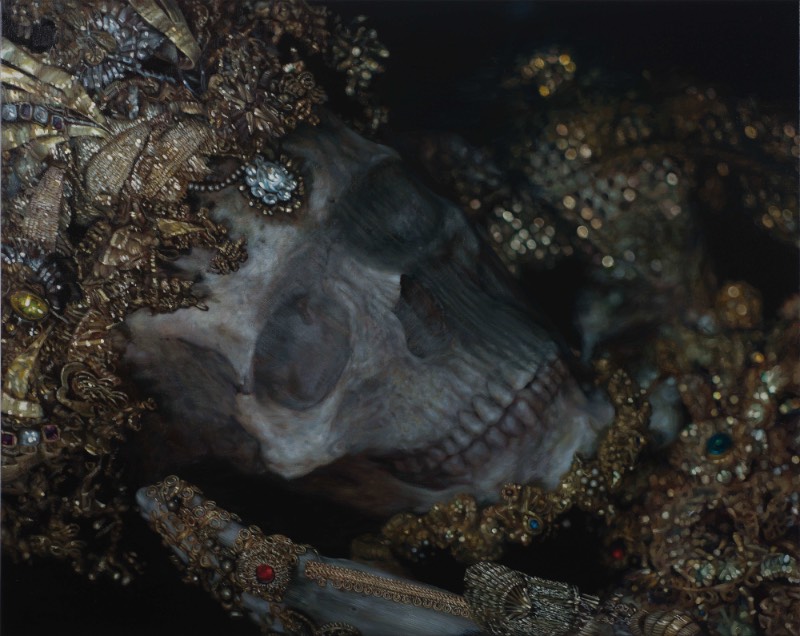 É fácil conectar as pinturas de Cindy Wright com a era de ouro da Arte na Bélgica e na Holanda. Afinal, além de compartilhar a mesma origem geográfica, a artista usa de temas similares aos de Vermeer, van Eyck, Rubens e parece renovar o interesse na natureza morta. 