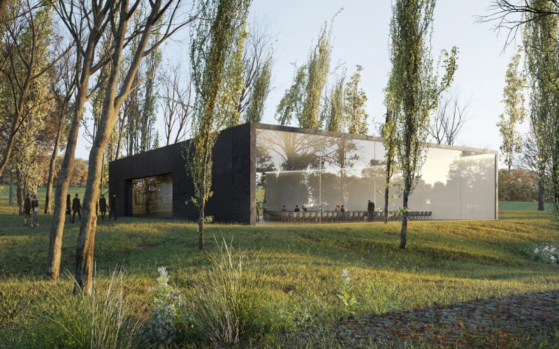 HofmanDujardin é um escritório de arquitetura holandês que iniciou o trabalho de design para um Centro de Cerimônias e Funerais para celebrar a vida daqueles que passarão por lá. A ideia aqui é celebrar a vida dessas pessoas de um jeito especial e, parece que, o resultado final faz isso com louvor. 