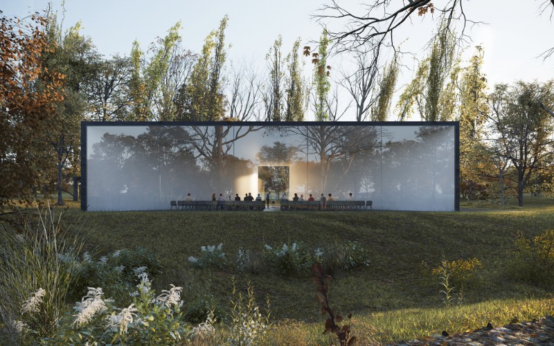 HofmanDujardin é um escritório de arquitetura holandês que iniciou o trabalho de design para um Centro de Cerimônias e Funerais para celebrar a vida daqueles que passarão por lá. A ideia aqui é celebrar a vida dessas pessoas de um jeito especial e, parece que, o resultado final faz isso com louvor. 