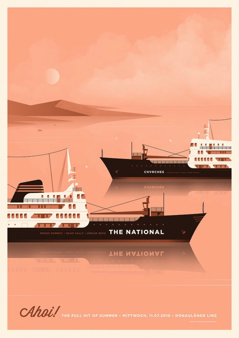 Simon Marchner é um ilustrador e designer gráfico alemão baseado em Munique. Seu trabalho como freelancer é, quase que, totalmente voltado para o mundo da música, de posters de shows a capas de discos, passando por merchandise e tudo mais que possa ser possível. 