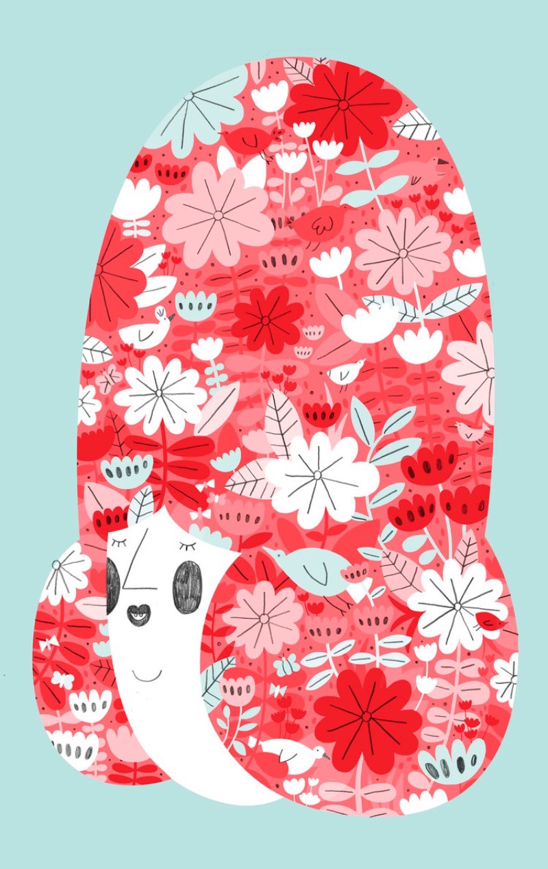 Direto da Filadélfia, vem o trabalho de ilustração de Molly Egan. Seu portfólio é repleto de mulheres divertidas e padrões cheios de cores e ela faz isso a mão em seus muitos cadernos de rascunho. E esses cadernos que são seu maior orgulho já que ela gosta muito de poder trabalhar sem a pressão de criar algo perfeito. 