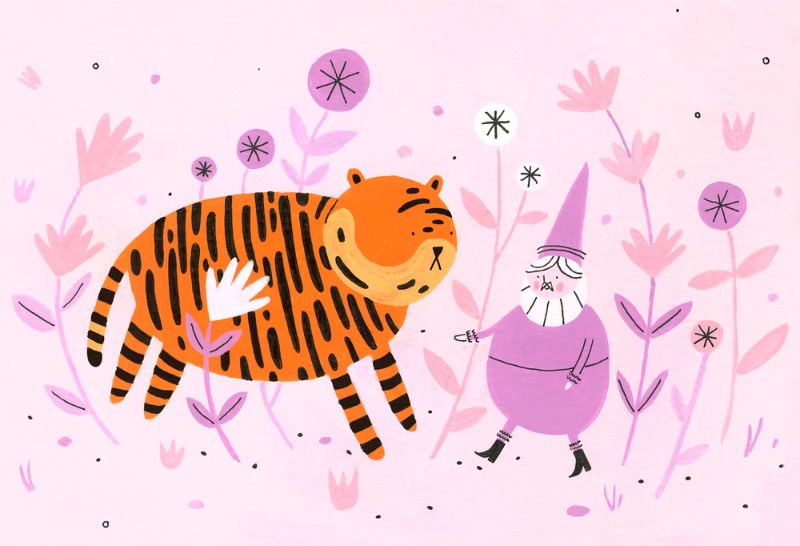 Direto da Filadélfia, vem o trabalho de ilustração de Molly Egan. Seu portfólio é repleto de mulheres divertidas e padrões cheios de cores e ela faz isso a mão em seus muitos cadernos de rascunho. E esses cadernos que são seu maior orgulho já que ela gosta muito de poder trabalhar sem a pressão de criar algo perfeito. 