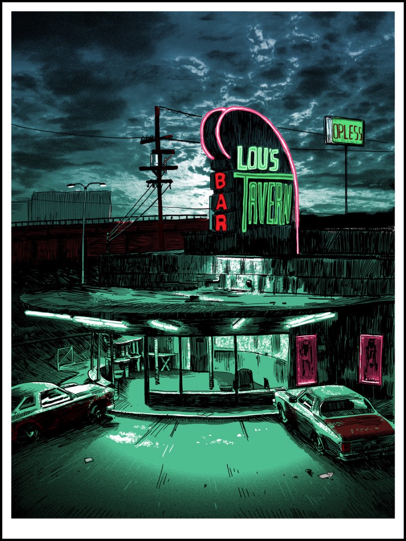 Tim Doyle trabalha fazendo impressões e ilustrando o mundo, tudo isso direto de Austin, no estado americano do Texas. Conheci seu trabalho quando me deparei com alguns posters alternativos para o cinema que ele anda fazendo, como o de Blade Runner que você pode ver logo abaixo. 