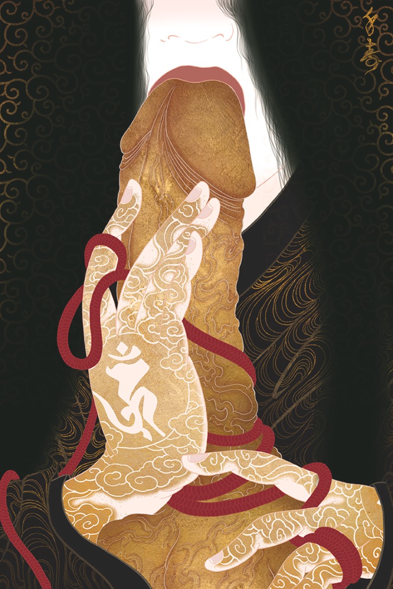 Senju Horimatsu continua com a tradição conhecida como Shunga, a arte erótica japonesa. E seus desenhos transformam essa tradição em algo atualizado, algo que transforma um gênero antigo em uma sensibilidade contemporânea.