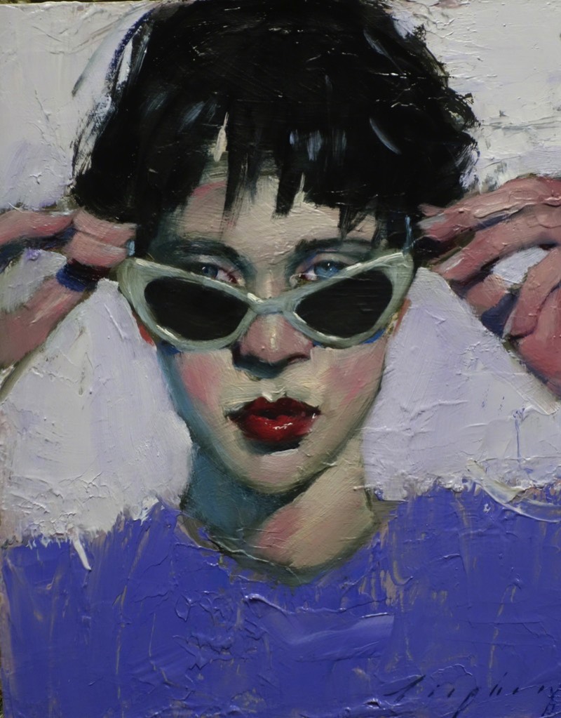 Malcolm T. Liepke aprendeu sozinho quase tudo que sabe hoje em dia. Deve ser por isso que seu portfólio é repleto de sínteses de pinturas de outros artistas, como Edgar Degas, Diego Velázquez, Henri de Toulouse-Lautrec, John Singer Sargent e James McNeil Whistler. É seguindo essa estética que o artista acaba criando seus retratos que vem com um visual familiar mas de uma forma bem única. 