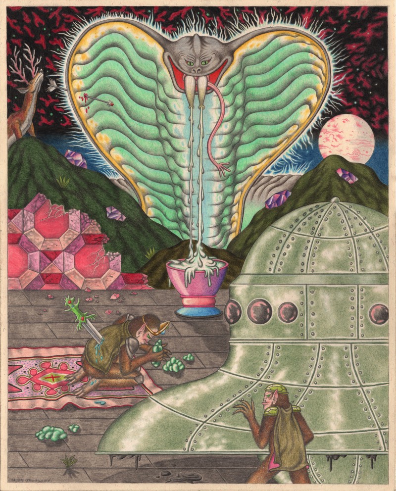 Os estranhos, surreais e quase psicóticos desenhos de Davor Gromilovic apontam para um mundo onde não parecem existir regras. Um mundo onde tudo que não é natural parece viver e um lugar que eu acredito que deve ser interessante de visitar.