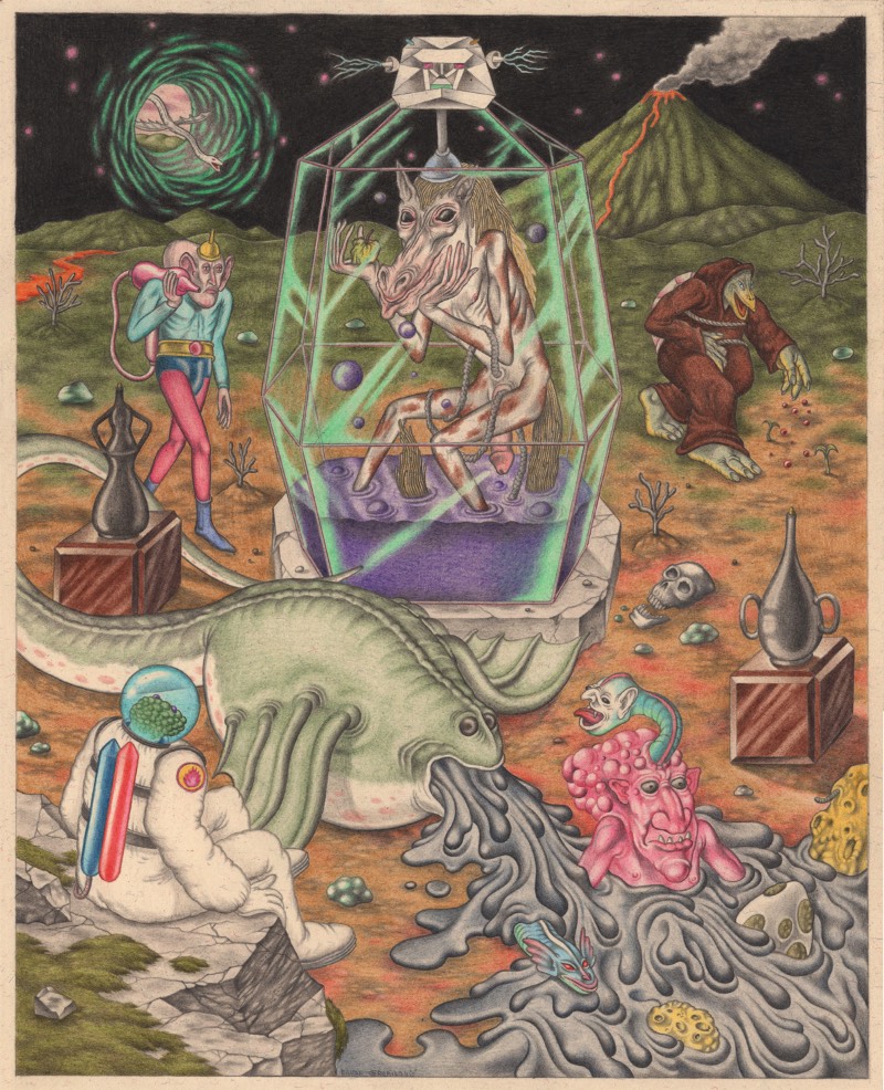 Os estranhos, surreais e quase psicóticos desenhos de Davor Gromilovic apontam para um mundo onde não parecem existir regras. Um mundo onde tudo que não é natural parece viver e um lugar que eu acredito que deve ser interessante de visitar.