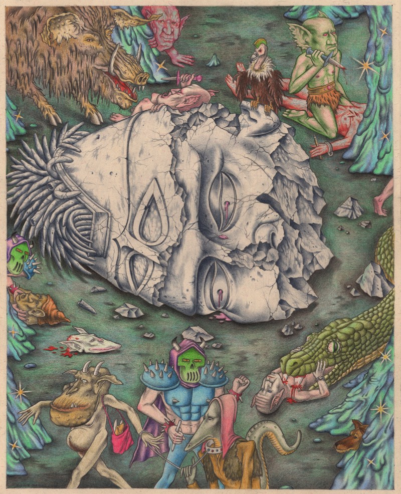 Os estranhos, surreais e quase psicóticos desenhos de Davor Gromilovic apontam para um mundo onde não parecem existir regras. Um mundo onde tudo que não é natural parece viver e um lugar que eu acredito que deve ser interessante de visitar.
