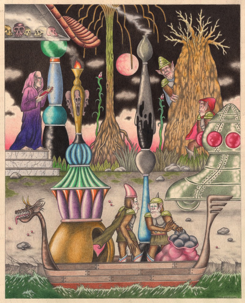 Os estranhos, surreais e quase psicóticos desenhos de Davor Gromilovic apontam para um mundo onde não parecem existir regras. Um mundo onde tudo que não é natural parece viver e um lugar que eu acredito que deve ser interessante de visitar.