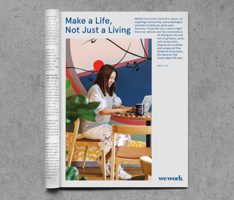 FrameWork é o nome do design system que foi criado pelo pessoal da Gretel. Tudo isso foi desenvolvido com a ideia de facilitar o trabalho dos designers da WeWork pelo mundo e para criar uma estética mais homogênea e que refletisse os valores da empresa. 