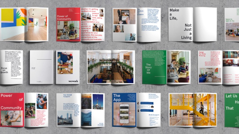 FrameWork é o nome do design system que foi criado pelo pessoal da Gretel. Tudo isso foi desenvolvido com a ideia de facilitar o trabalho dos designers da WeWork pelo mundo e para criar uma estética mais homogênea e que refletisse os valores da empresa. 