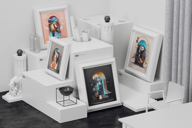 Mimic é uma série de imagens criada pelo designer Omar Aqil onde algumas pinturas de Pablo Picasso são recriadas utilizando de técnicas de 3D modernas. Dessa forma, ele simula o pensamento e a estética de um dos maiores artistas do século vinte de uma forma bem interessante. 