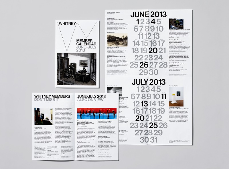 O Whitney Museum tem uma nova identidade visual: um W com um visual dinâmico que responde às obras de arte e às palavras em torno dela. Desenvolvido pelo pessoal da Experimental Jetset, a nova identidade gráfica abraça o espírito inventivo do Museu e sinaliza outras mudanças em andamento à medida que o Whitney se prepara para se mudar para seu novo prédio em 2015.