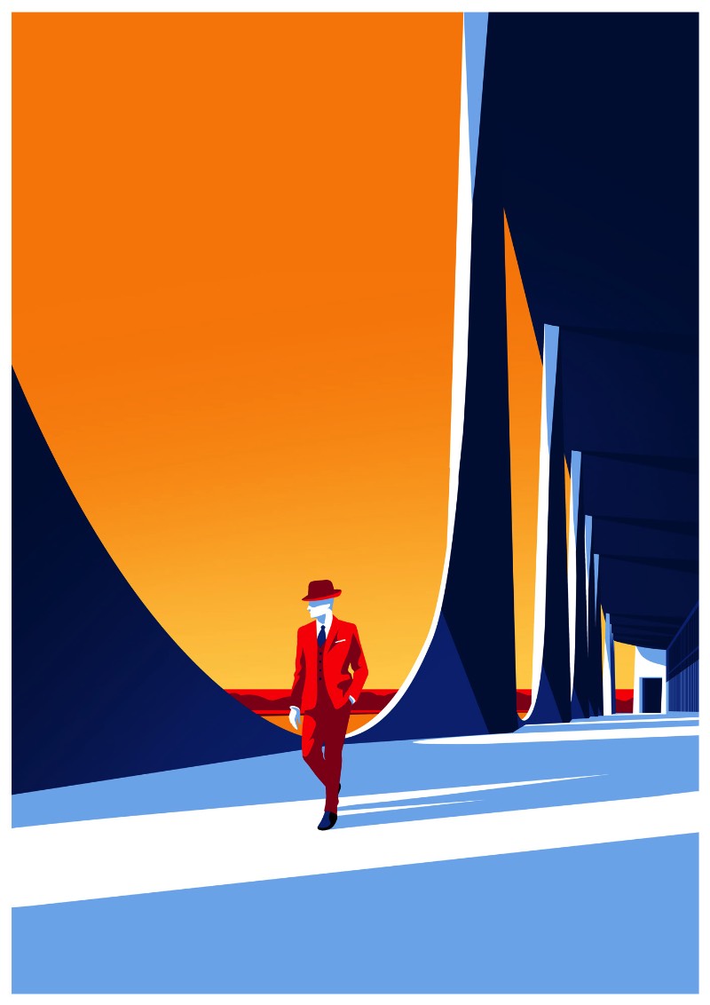 Entre os fãs da arquitetura de Oscar Niemeyer está o ilustrador húngaro Levente Szabo que resolveu dedicar uma série de ilustrações ao arquiteto. Essas ilustrações exploram as possibilidades estéticas que o concreto reforçado apresenta e o quão influente esse material foi nas construções do final do século passado.