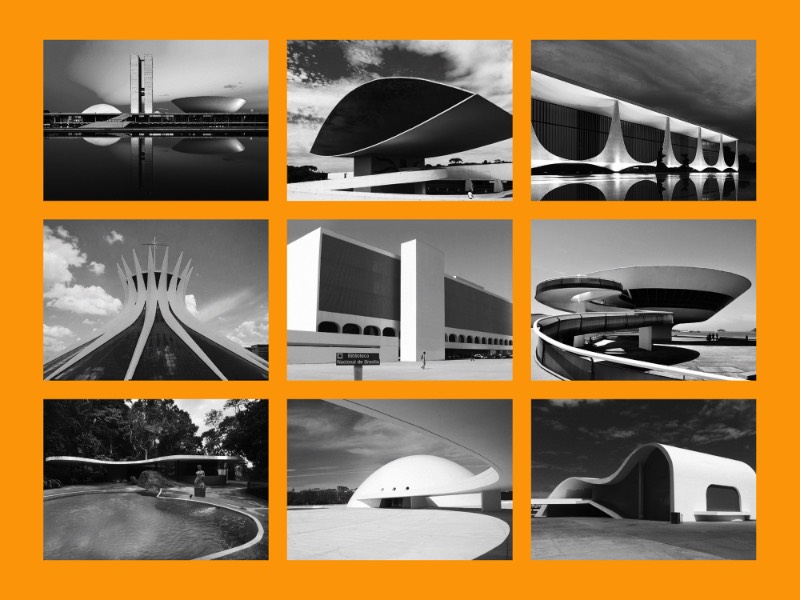 Entre os fãs da arquitetura de Oscar Niemeyer está o ilustrador húngaro Levente Szabo que resolveu dedicar uma série de ilustrações ao arquiteto. Essas ilustrações exploram as possibilidades estéticas que o concreto reforçado apresenta e o quão influente esse material foi nas construções do final do século passado.
