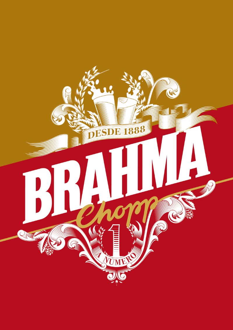 Em 2016, Jackson Alves trabalhou em um projeto de lettering e de design de embalagens para a cerveja Brahma. A ideia era a de criar uma nova embalagem para a cerveja, uma embalagem que misturasse um estilo de lettering e caligrafia único mas… Parece que o projeto não deu certo e acabou sendo arquivado.