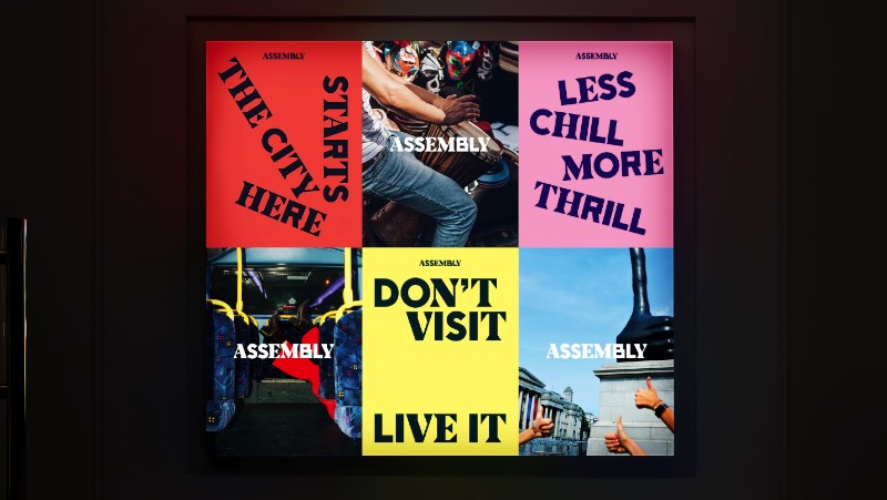Tecnicamente falando, todos os hotéis do mundo querem que seus hóspedes passem seu tempo dentro de seus quartos. Mas, o que acontece quando seu hotel está no centro de uma das cidades mais interessantes do mundo? Esse é o ponto de vista do Hotel Assembly em Londres e esse artigo é sobre como a identidade visual do hotel foi criada pelo pessoal da Ragged Edge pensando nesse problema. 