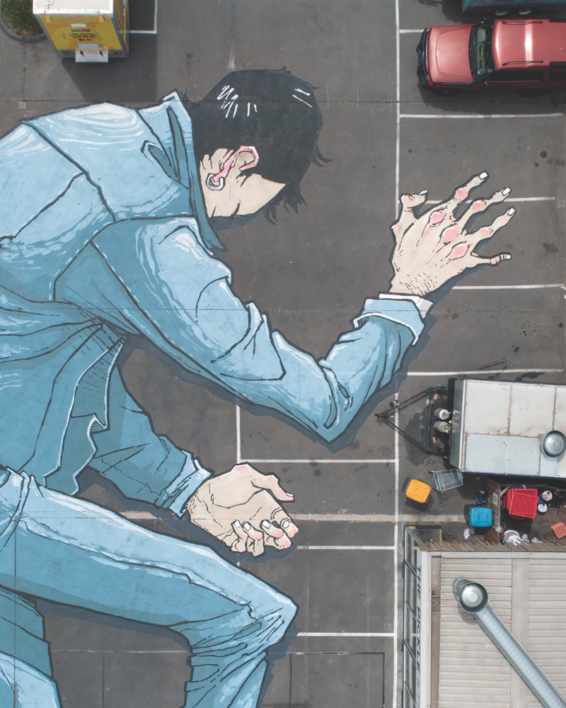 Kitt Bennett estudou ilustração e, desde sua graduação em 2014, ele passou a trabalhar como artista e muralista freelancer no Juddy Roller Studio. Com o trabalho que ele produziu desde então, ele já exibiu sua arte em várias exposições de grupo e acabou fazendo sua primeiro exposição solo em um banheiro público da Smith Street em 2015.