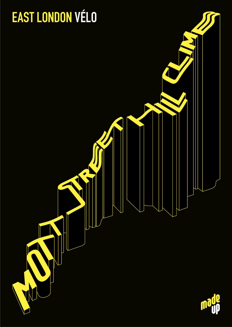 Pessoalmente, adoro quando alguém mistura ciclismo e design gráfico e foi exatamente isso que me chamou a atenção no trabalho de poster que o pessoal da Made Up publicou no Behance. Afinal, ciclismo e design são a minha fórmula da felicidade. Pelo menos em parte. 
