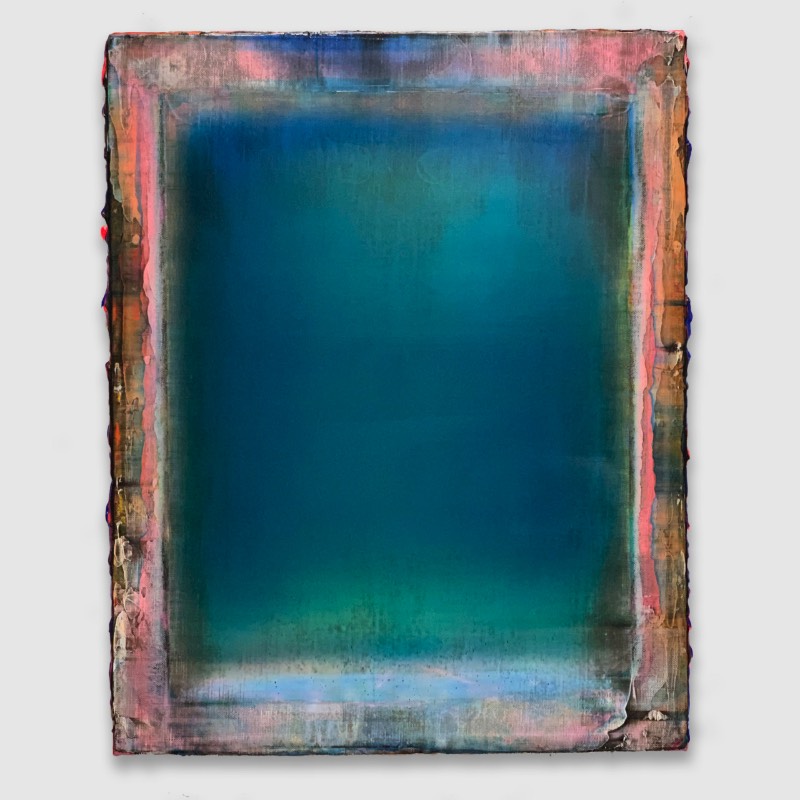 Quando me deparei com as pinturas de Ryan Crotty, fiquei imaginando como que ele conseguia colocar uma fonte de luz por trás da tela. Depois, fiquei pensando se suas telas eram transparentes e ele usava dessa luz para criar gradientes. Mas eu percebi que estava errado e o artista tem uma forma única de pintar.