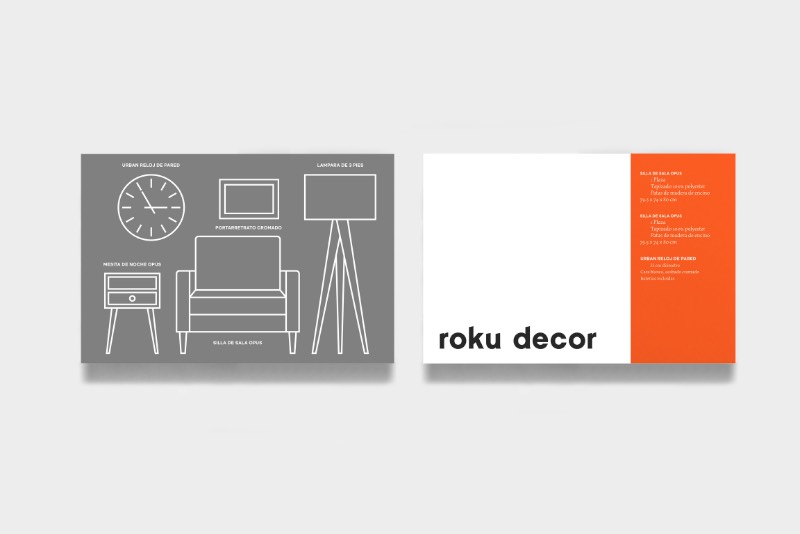 Roku Decor é uma linha de acessórios e móveis que é conhecido pela acessibilidade, pela praticidade e pelo design. Como essa marca faz parte da Roku, o pessoal do Parametro Studio foi chamado para criar uma identidade visual que diferenciasse os valores e conceitos da marca.