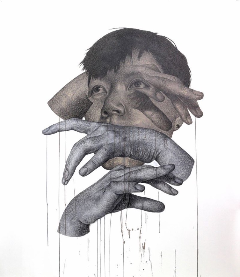A arte de Seungyea Park é, ao mesmo tempo, perturbadora e tentadora. Algumas vezes, os rostos que estão no seus desenhos parecem querer entrar em contato com você. Os desenhos olham direto para você e parecem permitir uma visão direta em suas almas amedrontadas. Eles olham para nós com olhos abertos e fazem caretas e criam uma sensação de desconforto em todos os momentos. Nos seus desenhos, Seungyea Park tenta unir seus monstros internos com aqueles que vivem do lado de fora. 
