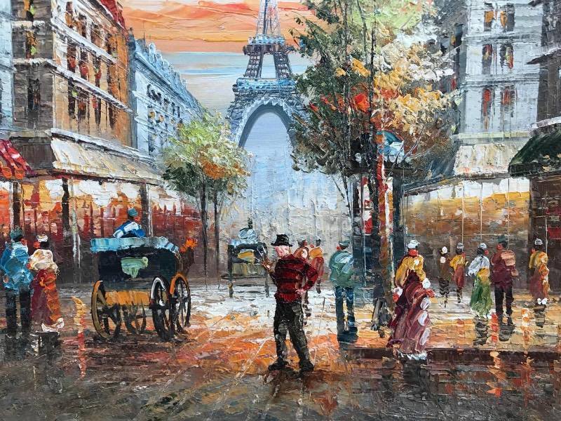 A arte e as pinturas de Dave Pollot são um pouco peculiares já que envolvem alterações em outras pinturas. É isso mesmo que você leu. O artista visita lojas de objetos usados na procura de algo especial que possa receber seu toque e se transformado em algo diferente. 