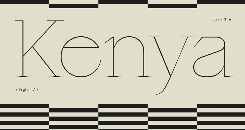 A Cako é uma família tipográfica que foi projetada por Jeremy Schneider em meados de 2019, direto de Paris. O que me chamou a atenção nessa fonte foi a forma quase única com a qual o designer trabalhou as formas e serifas de suas letras. Repletas de alternativas de estilos diversos e que, mesmo assim, continuam fazendo parte do conceito inicial dessa fonte.