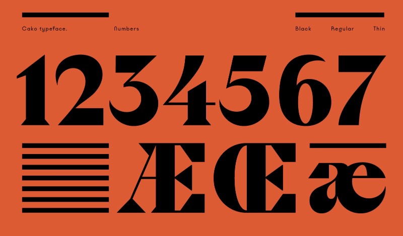 A Cako é uma família tipográfica que foi projetada por Jeremy Schneider em meados de 2019, direto de Paris. O que me chamou a atenção nessa fonte foi a forma quase única com a qual o designer trabalhou as formas e serifas de suas letras. Repletas de alternativas de estilos diversos e que, mesmo assim, continuam fazendo parte do conceito inicial dessa fonte.