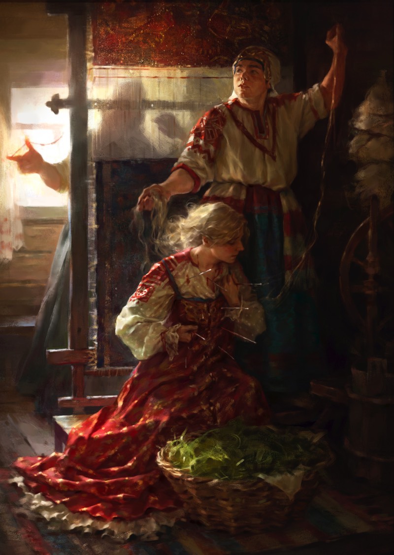 Me deparei com a arte digital de Yuliya Litvinova hoje de manhã e foi um daqueles momentos que você enxerga alguma coisa diferente e precisa parar para conferir o que que você está vendo de verdade. Foi isso que aconteceu comigo quando vi sua ilustração chamada de Little birdies, onde vemos uma espécie de cativeiro pelo ponto de vista do captor onde anjos estão aprisionados, com suas asas amarradas. 