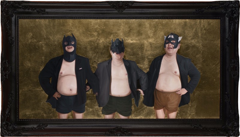Parece que as pinturas de Chen-Dao Lee são feitas utilizando as pessoas ao seu redor como personagens. Mas depois de olhar por seu portfólio com mais atenção, acho que seu trabalho é mais do que isso. Nele, você consegue ver cenas extraordinárias estruturadas como composições de pintores famosos. 