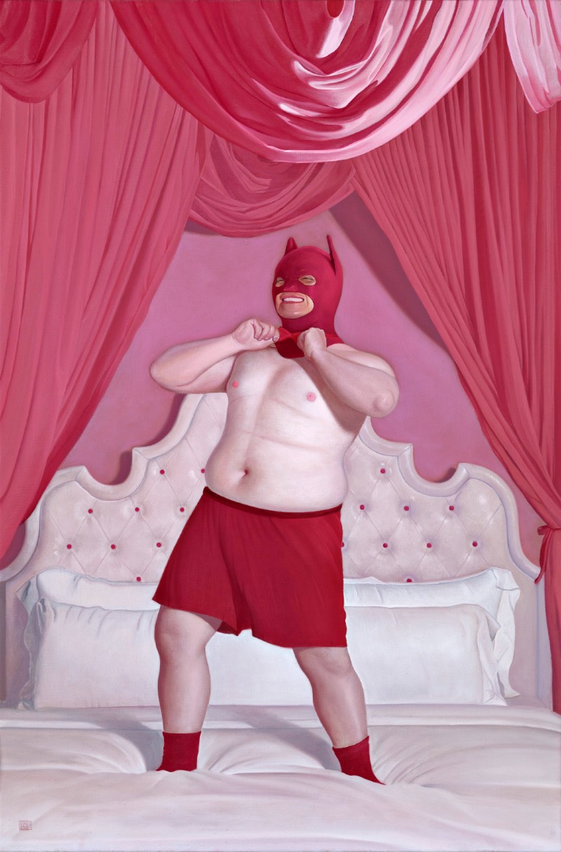 Parece que as pinturas de Chen-Dao Lee são feitas utilizando as pessoas ao seu redor como personagens. Mas depois de olhar por seu portfólio com mais atenção, acho que seu trabalho é mais do que isso. Nele, você consegue ver cenas extraordinárias estruturadas como composições de pintores famosos. 